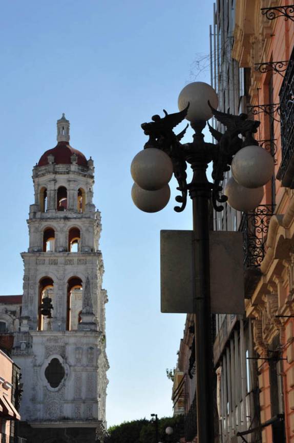 Ruas de Puebla, no México